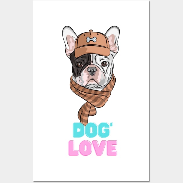 Love dog my family Wall Art by MeKong